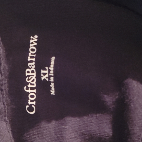 Croft & Barrow knit top with collar Size XL - Picture 5 of 6